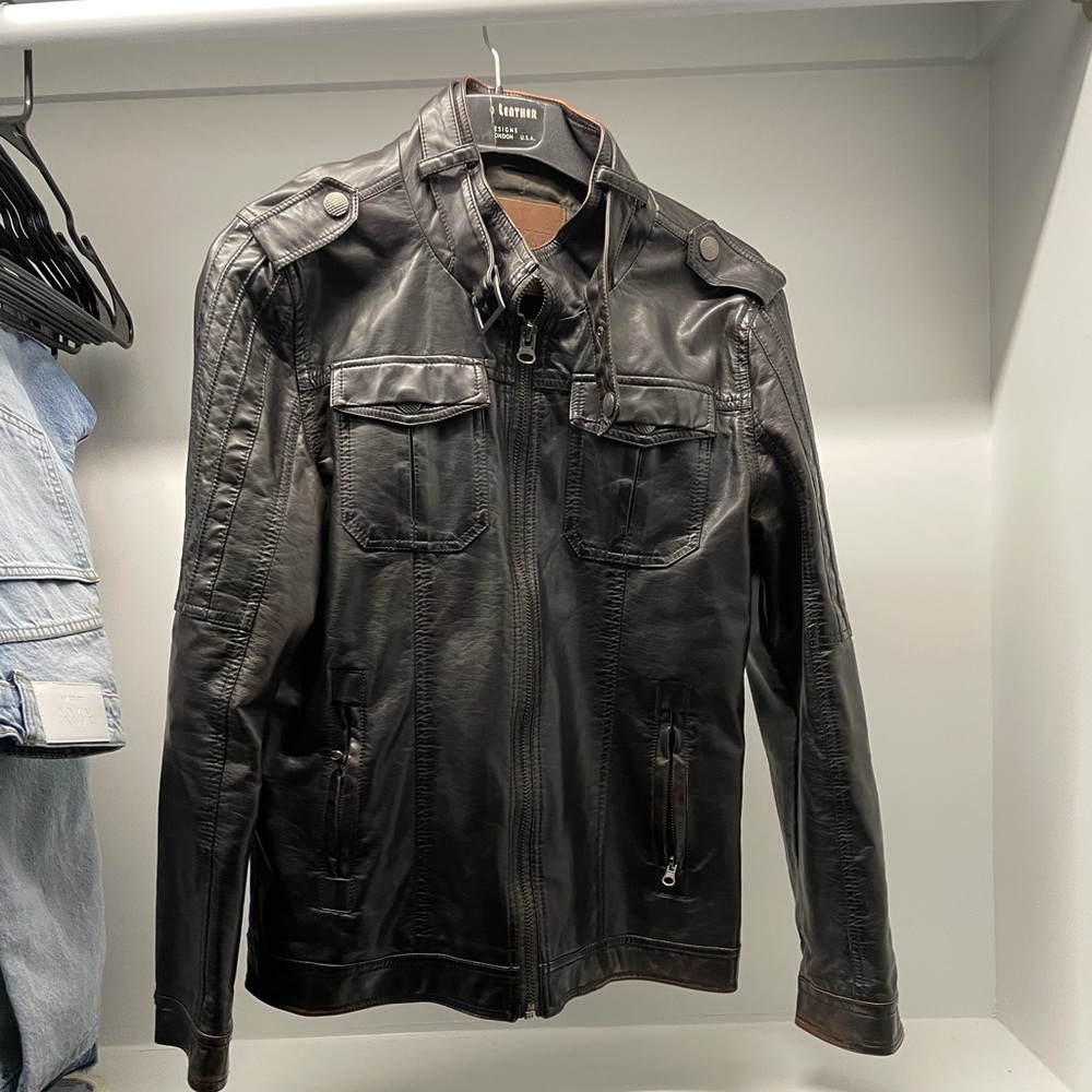 Leather jacket